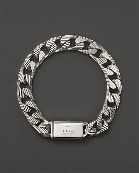gucci link bracelet men's